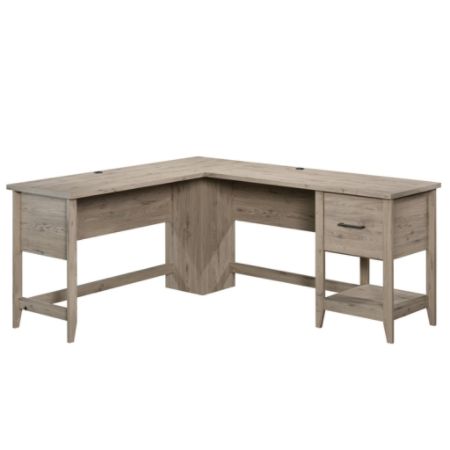 Sauder Summit Station 59 W L Desk Oak Office Depot