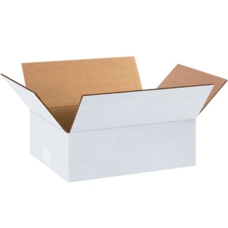 Office Depot Brand White Corrugated Boxes 12 x 9 x 4 Bundle of 25 by