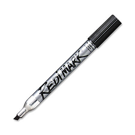 marker permanent chisel dixon point markers tip each barrel metal office ink quickship officedepot