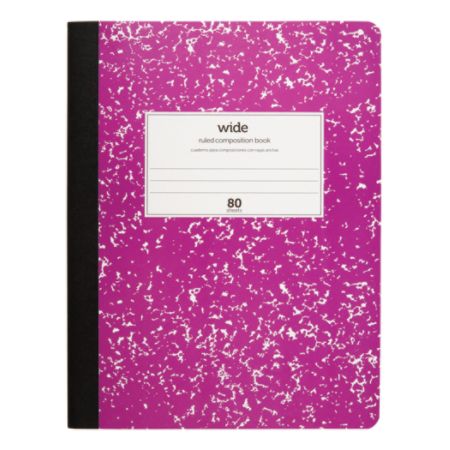 Office Depot Brand Marble Composition Book 7 12 x 9 34 ...