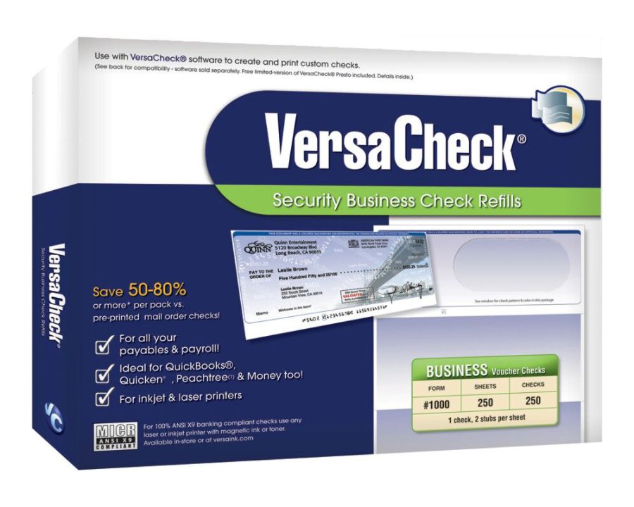 versacheck presto recover validation codes for checks