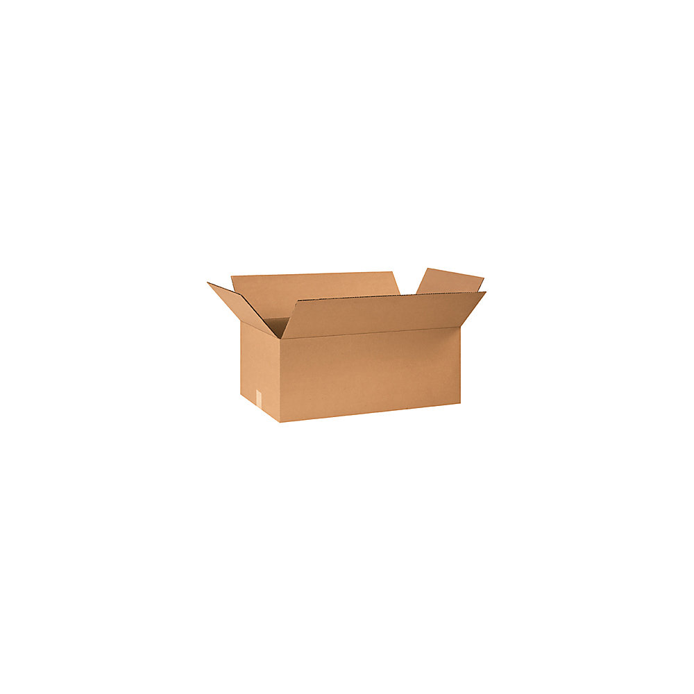 When sending out products or getting ready for a big move, reach for a batch of boxes made from rugged corrugated cardboard. Attached flaps make it easy to close cartons and seal them up before transport. Made of corrugated cardboard to offer strength for storage and shipping. Attached flap lid allows easy closing and sealing. Stores flat to minimize required space. Made of corrugated cardboard to offer strength for storage and shipping. Attached flap lid allows easy closing and sealing.