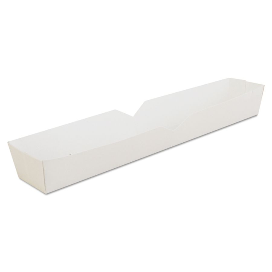 SCT&reg; Hot Dog Trays, White, Pack Of 500 Trays