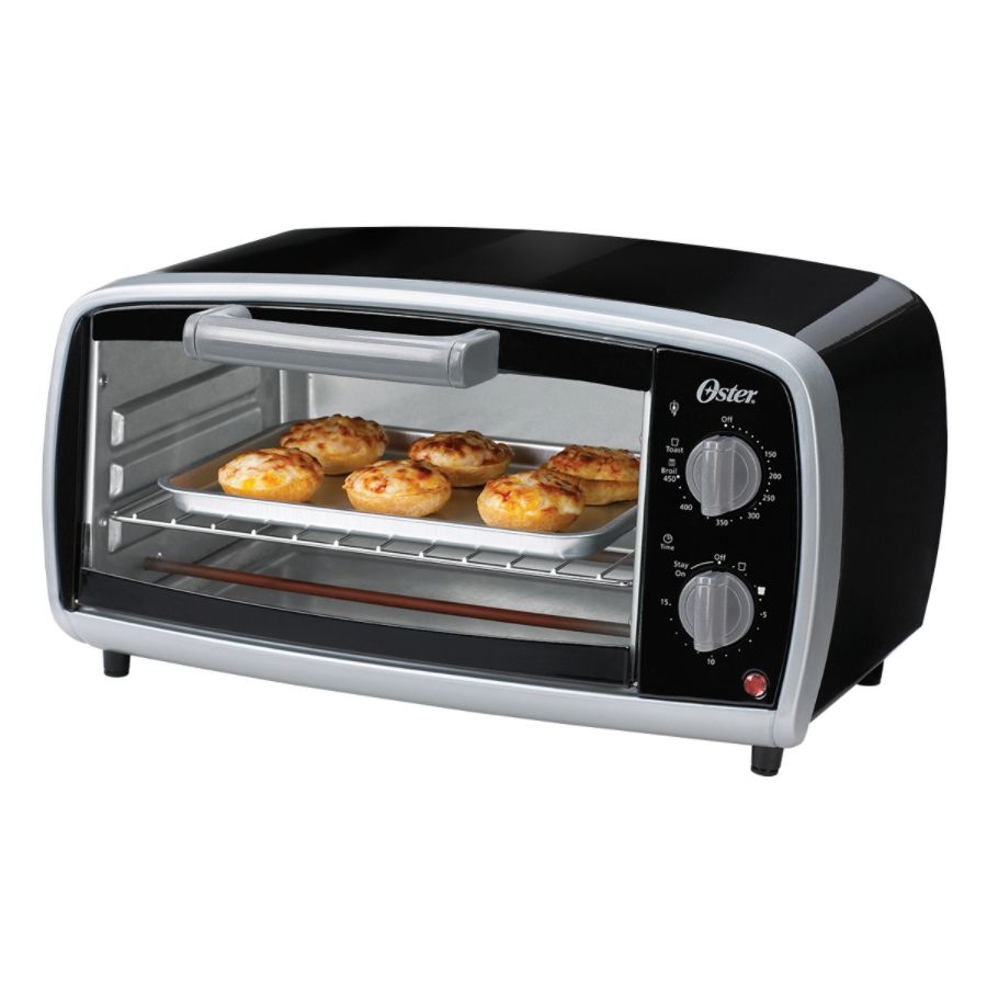 Oster Toaster Oven Blacksilver Office Depot