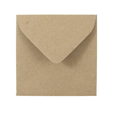 recycled paper envelopes jam invitation square kraft pack bag brown