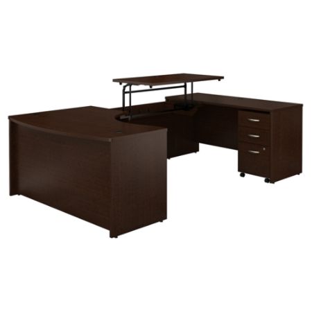 Bush Business Furniture Components 60 W Right Hand 3 Position Sit