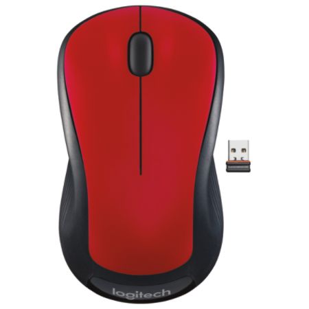 Logitech M310 Wireless Optical Mouse red by Office Depot & OfficeMax