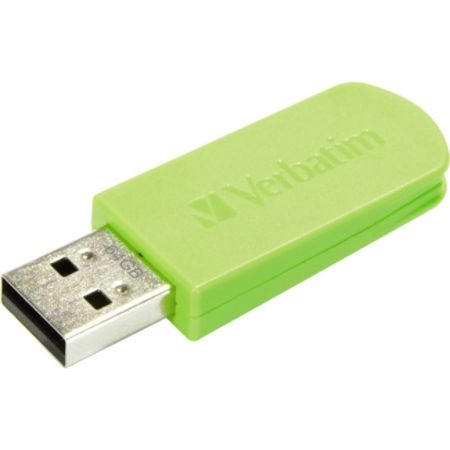 Verbatim 64GB Mini USB Flash Drive Green by Office Depot & OfficeMax