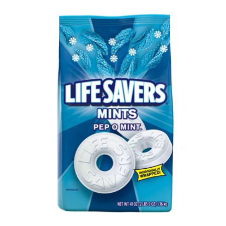 Life Savers Peppermint Hard Candy 41 Oz Bag - Office Depot