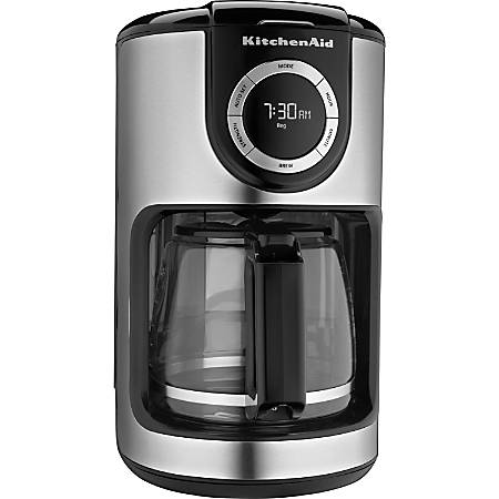 KitchenAid 12 Cup Glass Carafe Coffeemaker by fice Depot & ficeMax #2: vw etz00 KitchenAid 12 Cup Glass Carafe Coffeemaker by fice Depot & ficeMax #2: vw etz00