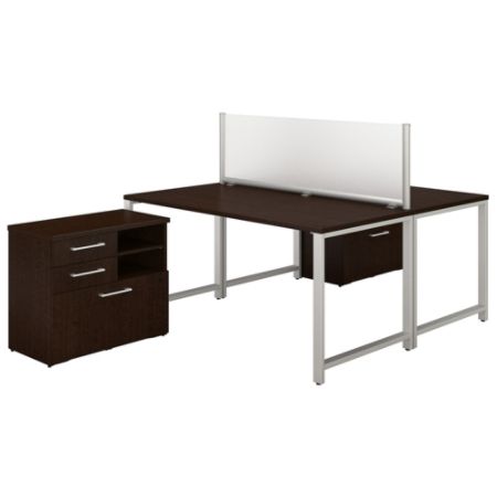 Bush Business Furniture 400 Series 2 Person Workstation With Table