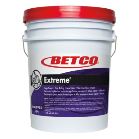 Betco Extreme Liquid Floor Stripper Lemon Scent 5 Gallon Pail