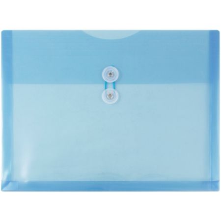 JAM Paper Booklet Plastic Envelopes With Button and String Closure ...