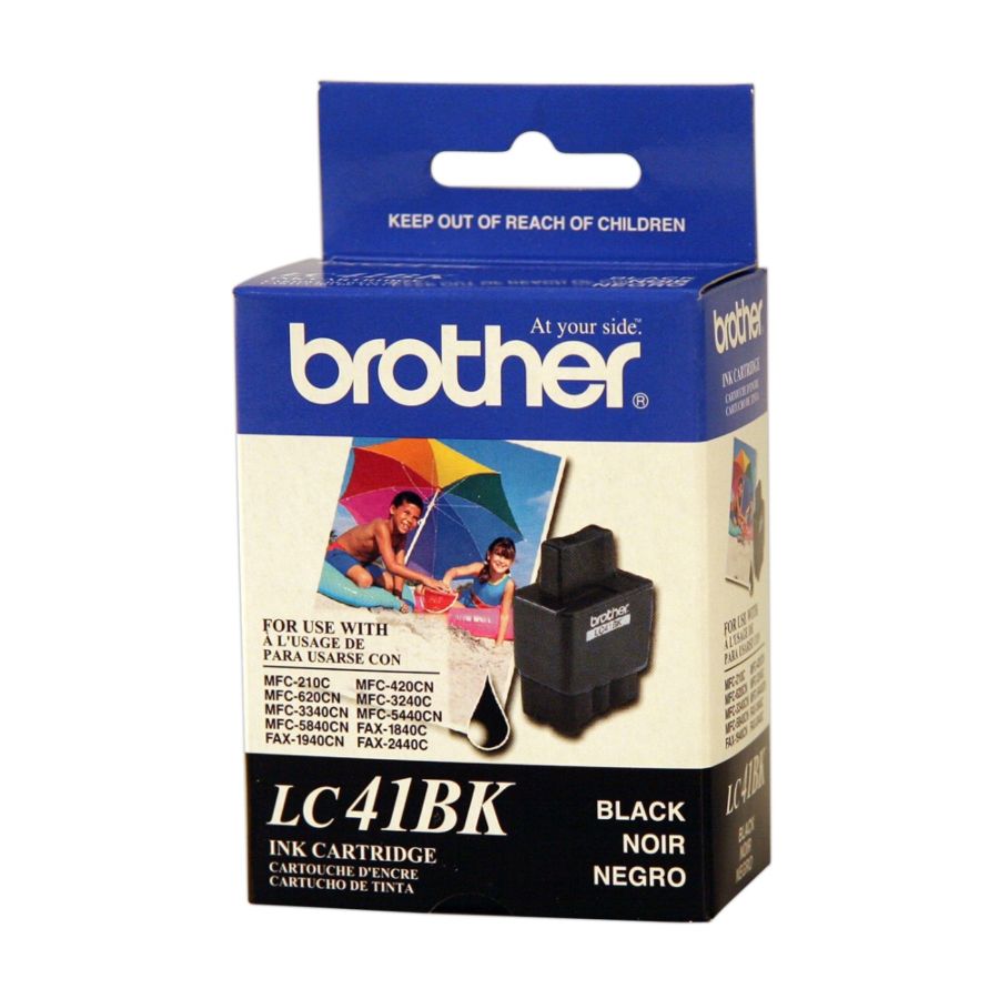 UPC 012502611080 product image for Brother� LC41BK, Black Ink Cartridges, Pack Of 2 | upcitemdb.com
