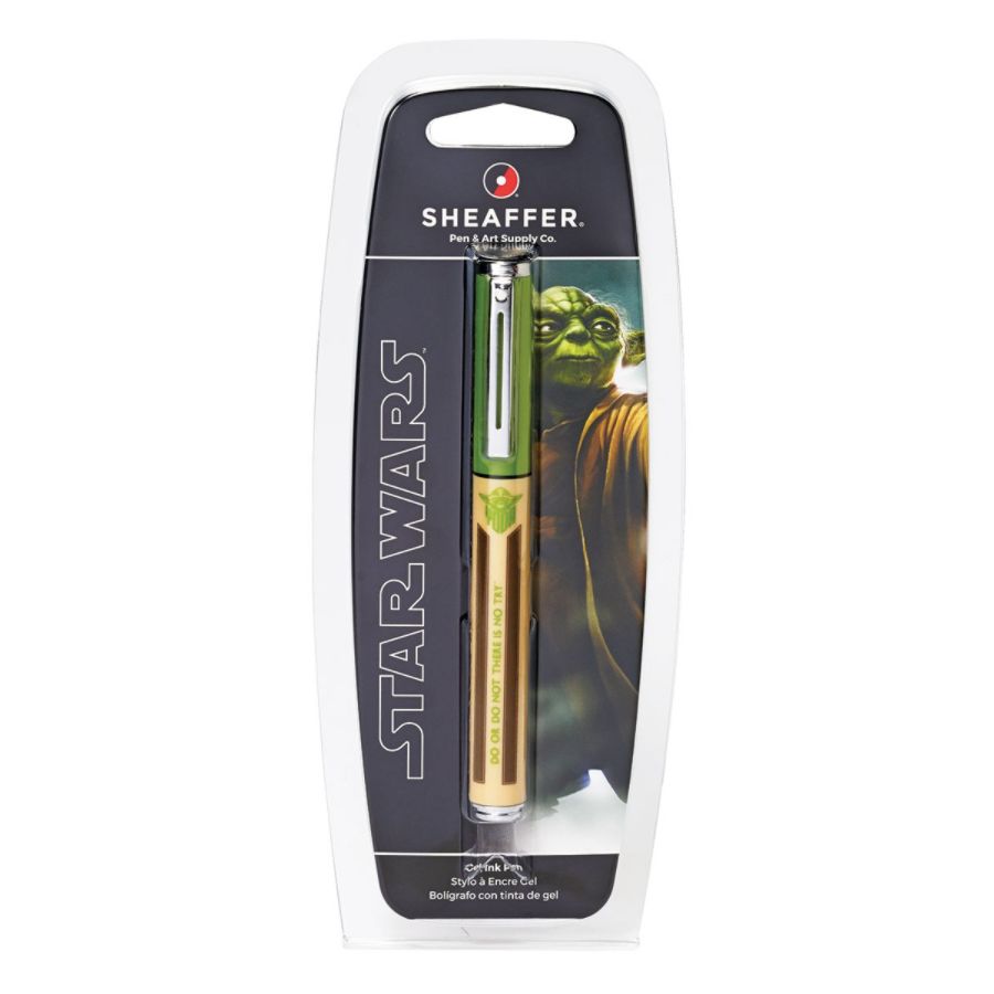 UPC 074040004908 product image for Sheaffer� Star Wars Gel Rollerball Pen, Medium Point, 0.7 mm, Yoda Design Barrel | upcitemdb.com