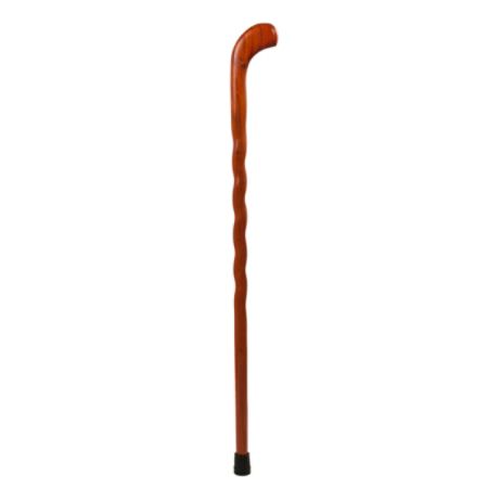 Brazos Walking Sticks Twisted Pistol Grip Wood Walking Cane 37 Padauk ...