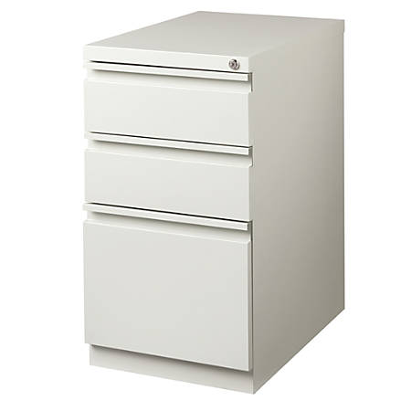 Workpro Mobile File Cabinet 3 Drawer Gray Office Depot