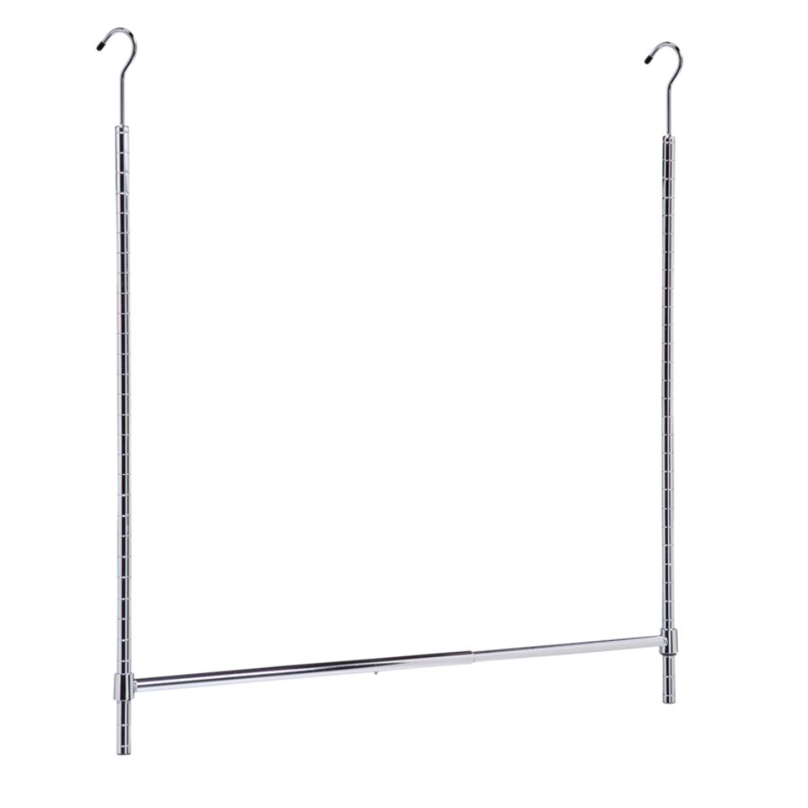 Honey Can Do Adjustable Hanging Closet Rod 22 516 H X 1 W X 35 D