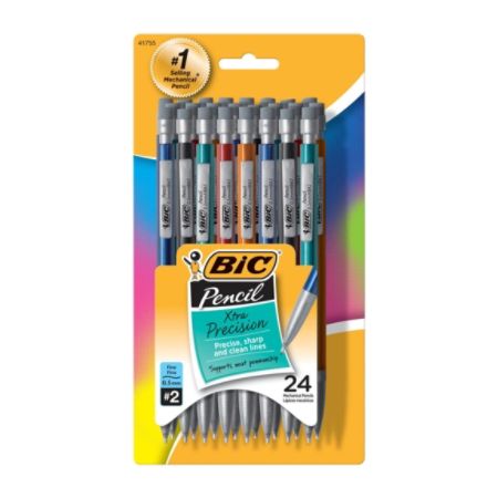 BIC Mechanical Pencils Xtra Precision 0.5 mm Assorted Barrel Colors ...