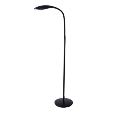 Bostitch Gooseneck Led Lamp 72 H Black Office Depot