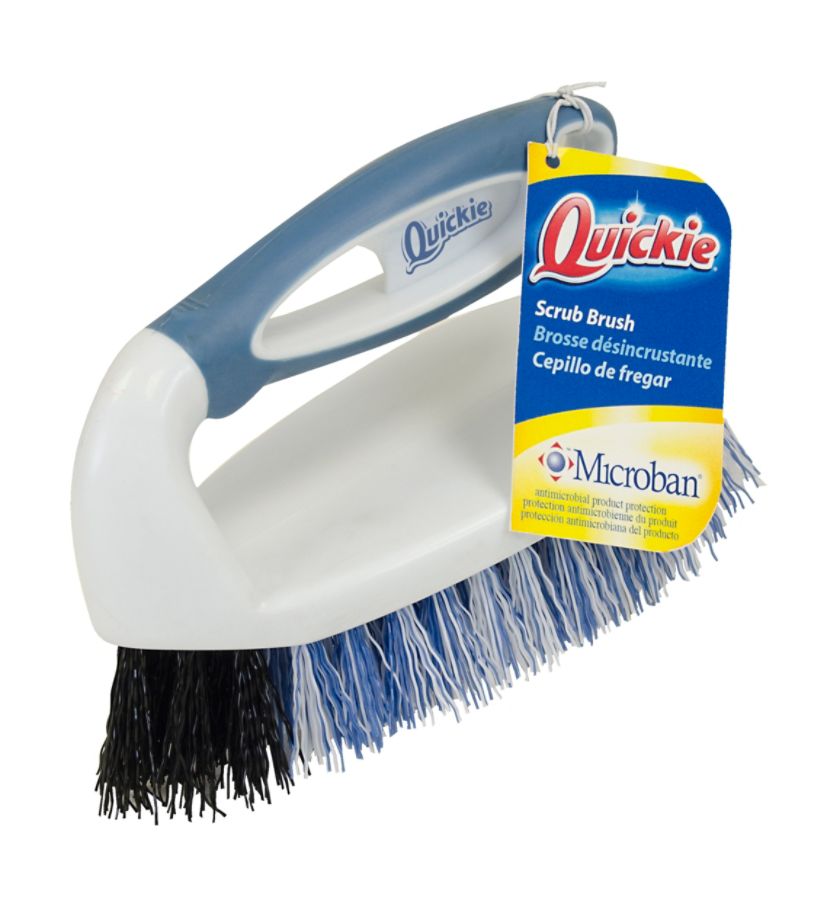 Quickie Home Pro Scrub Brush BlueWhite - Office Depot