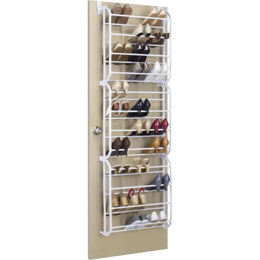 Whitmor 6470 4457 Shoe Rack 52 x Shoes 26 Compartments Heavy Duty Hanging  Hook Canvas - Office Depot