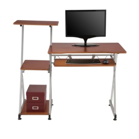 Brenton Studio Limble Computer Desk Cherry Office Depot