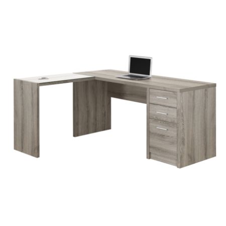 Monarch Specialties Corner Computer Desk With 3 Drawers 60 W X 55