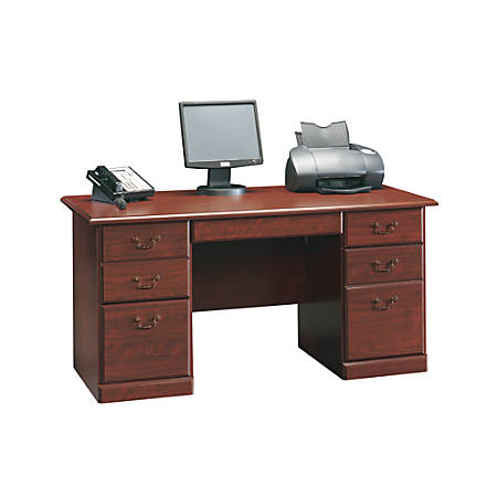 Sauder® Heritage Hill Executive Desk, Classic Cherry