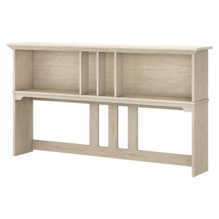 Bush Furniture Salinas Hutch For L Shaped Desk 60 W Antique White