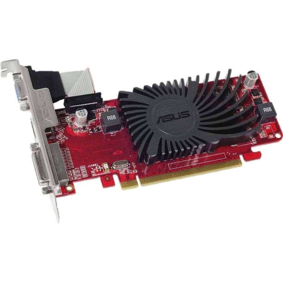 Asus R5230-SL-1GD3-L Radeon R5 230 Graphic Card - 1 GB DDR3 SDRAM - Low-profile - 2560 x 1600 Maximum Resolution - 625 MHz Core - 64 bit Bus Width - H