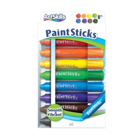 Artskills Paint Sticks 0.14 Oz Assorted Colors Pack Of 8 - Office Depot