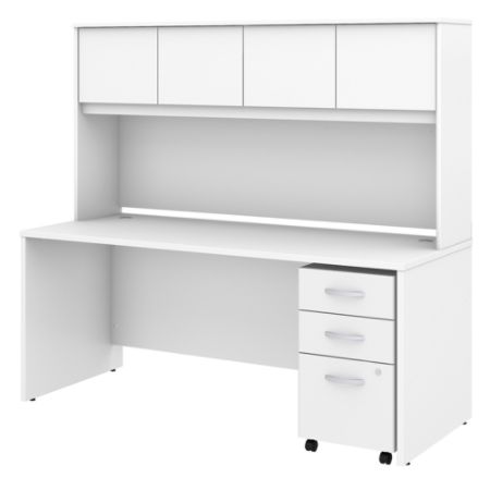  Bush Business Furniture Studio C Office Desk with Hutch 