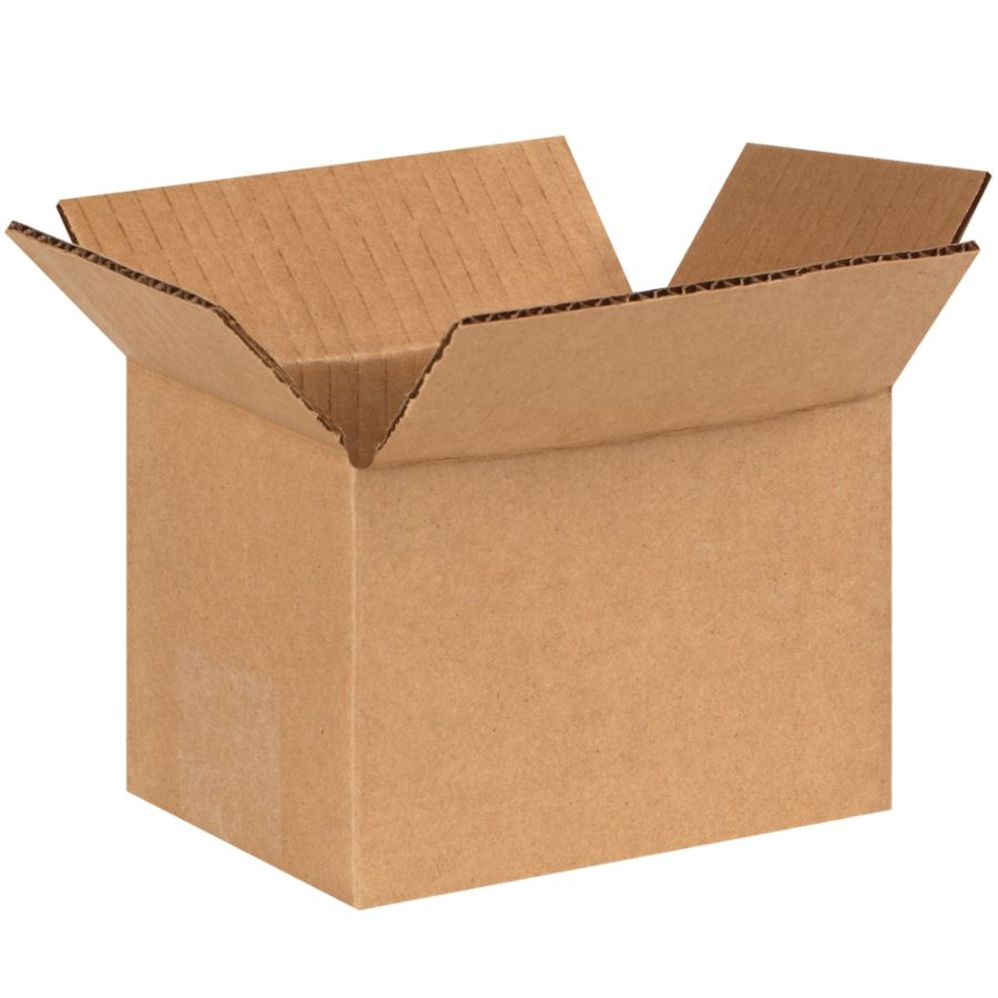 Office Depot&reg; Brand Corrugated Cartons, 6" x 4" x 4", Kraft, Pack Of 25