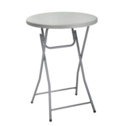 Cosco ZOWN Classic Collection Folding Cocktail Table Round Gray by ...