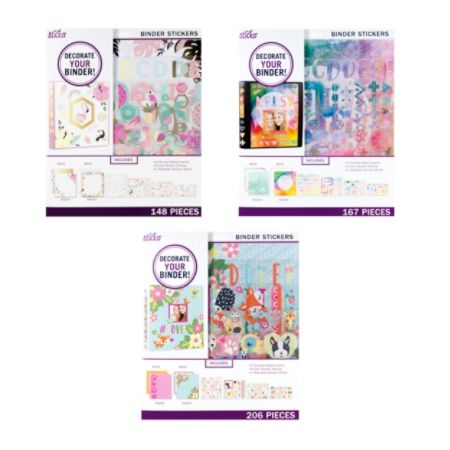 Sticko Back To School Mega Binder Kit Trendy Pastel Trendy