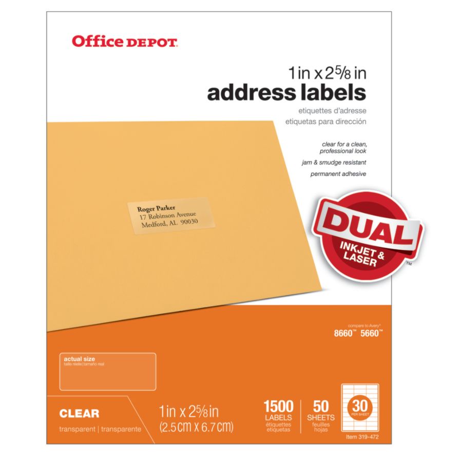 office-depot-address-label-template