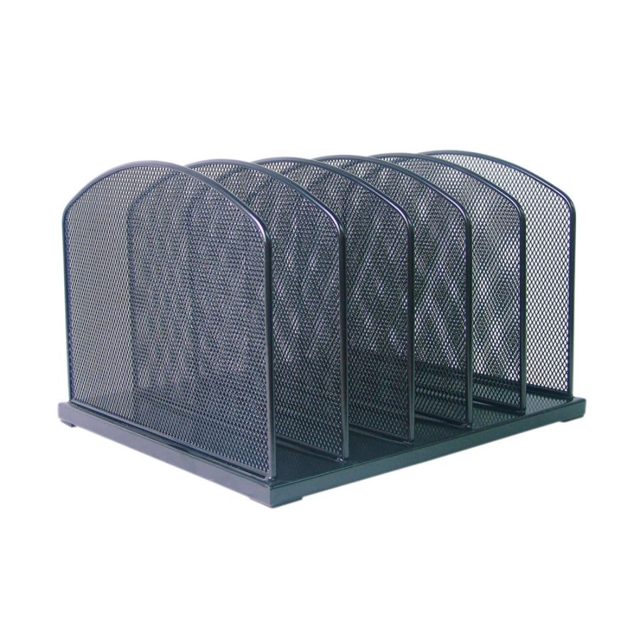 Brenton Studio Metro Mesh File Sorter Black - Office Depot