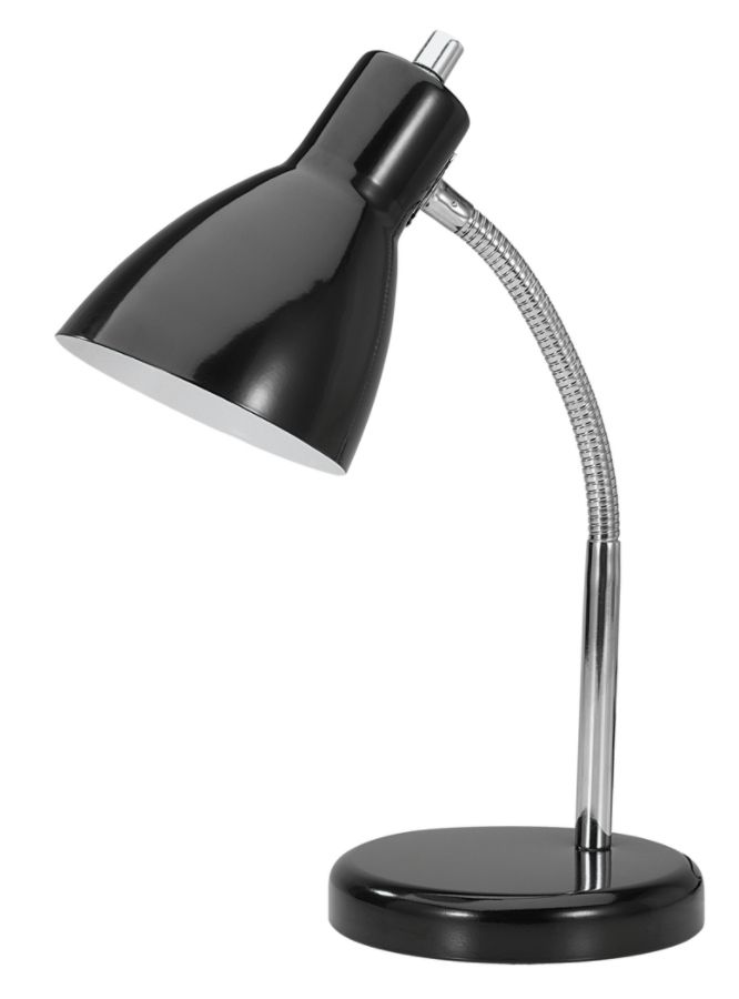 Realspace Gooseneck Desk Lamp 15 Black Office Depot