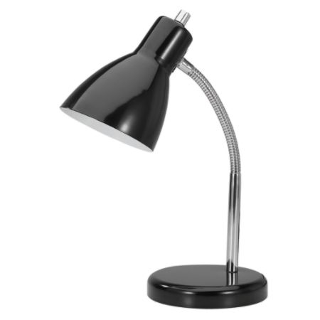 Realspace Gooseneck Desk Lamp 15 Black Office Depot