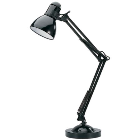 Realspace Task Lamp With Swing Arm 37 H Black - Office Depot