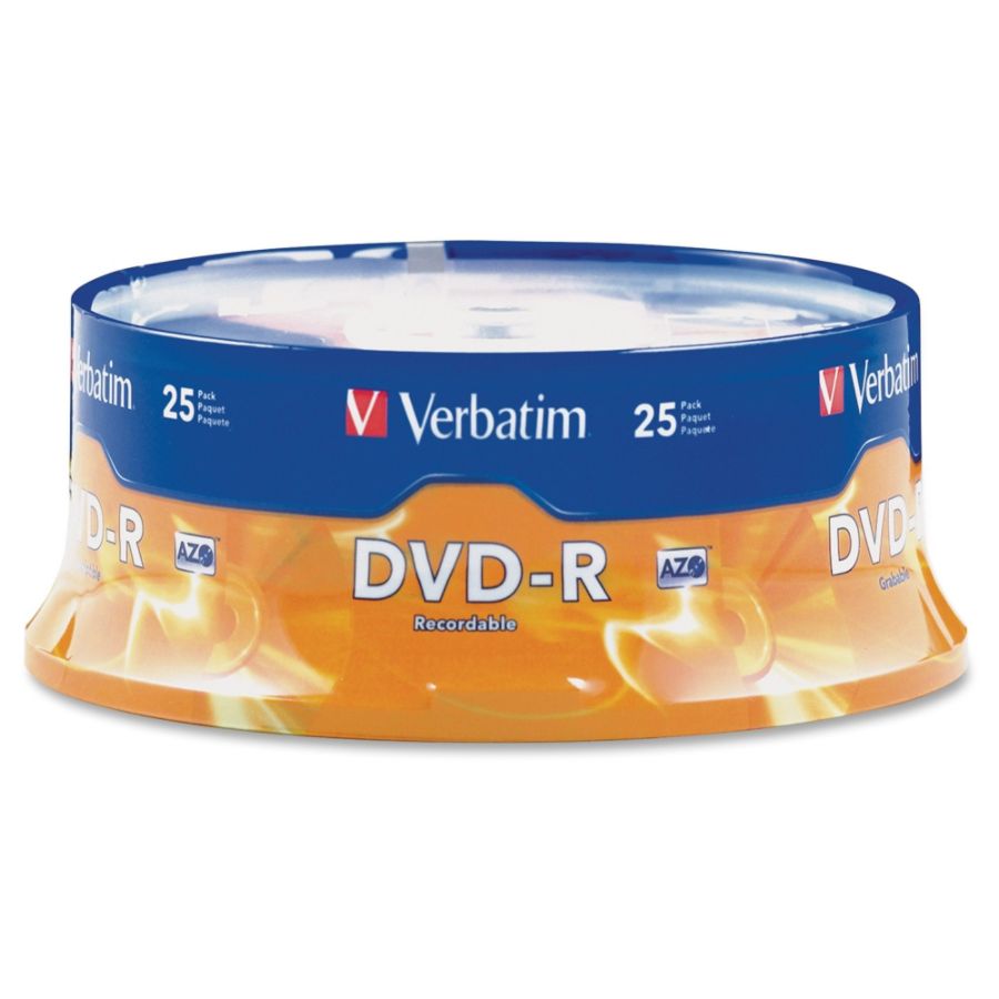 Verbatim DVD R Recordable Media With Spindle 4.7GB120 Minutes Pack Of ...