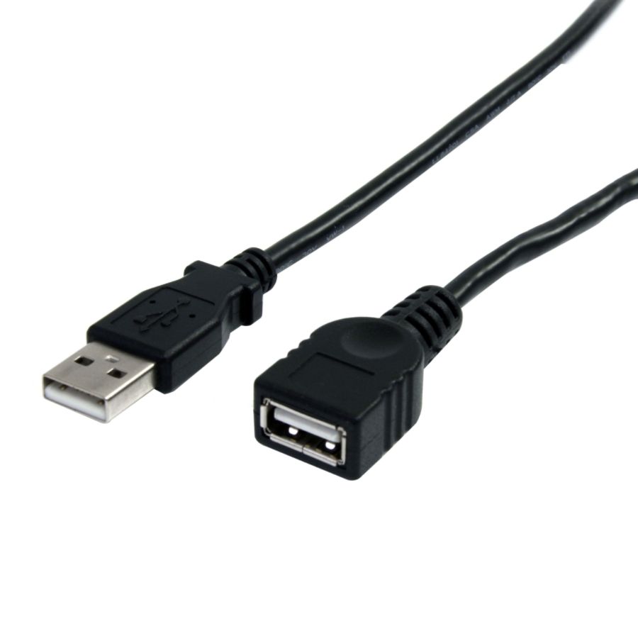 StarTech.com 10 Ft Black USB 2.0 Extension Cable A To A MF By Office ...