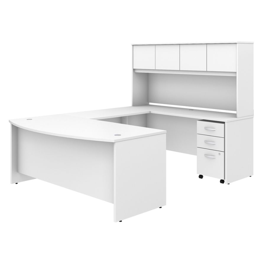 White Corner L Shaped Desks At Office Depot Officemax
