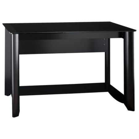 Bush Furniture Aero Writing Desk Classic Black Standard Delivery