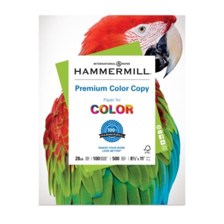 paper hammermill copy premium digital lb pack ream sheets jet laser ink office letter lbs