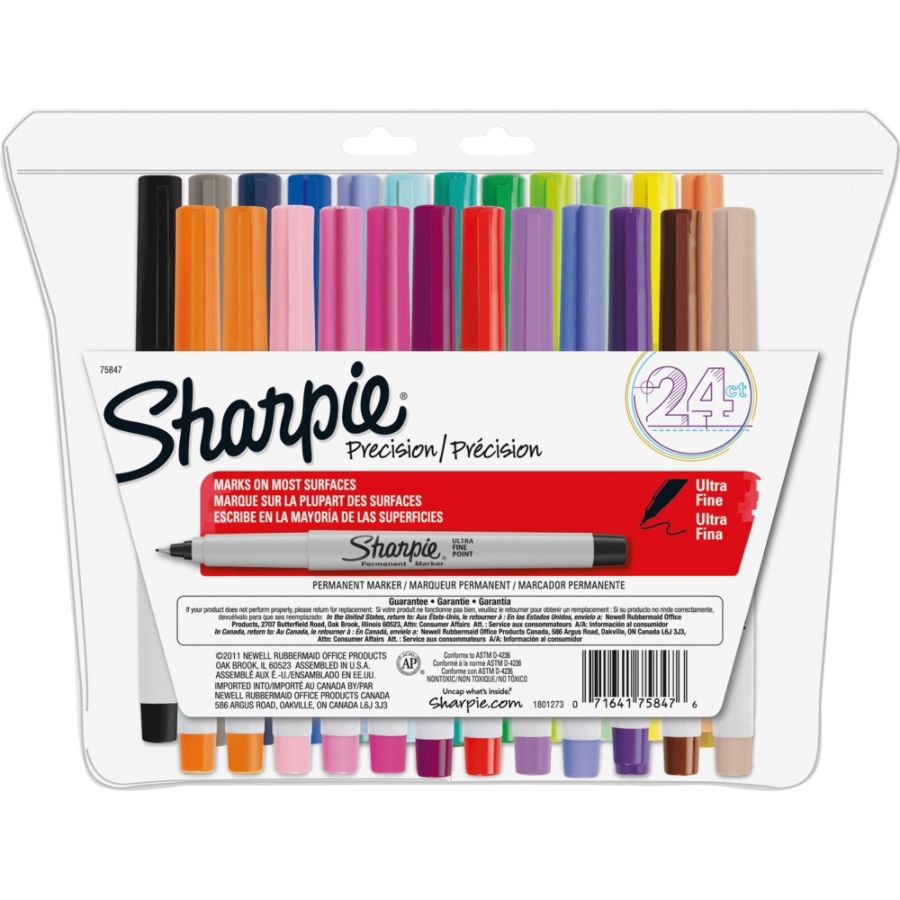 Sharpie Precision Point Permanent Markers Ultra Fine Point Assorted ...