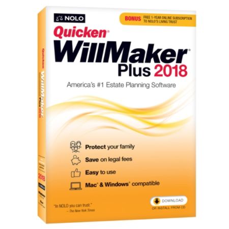 Quicken willmaker plus 2018 for pc/mac traditional discount