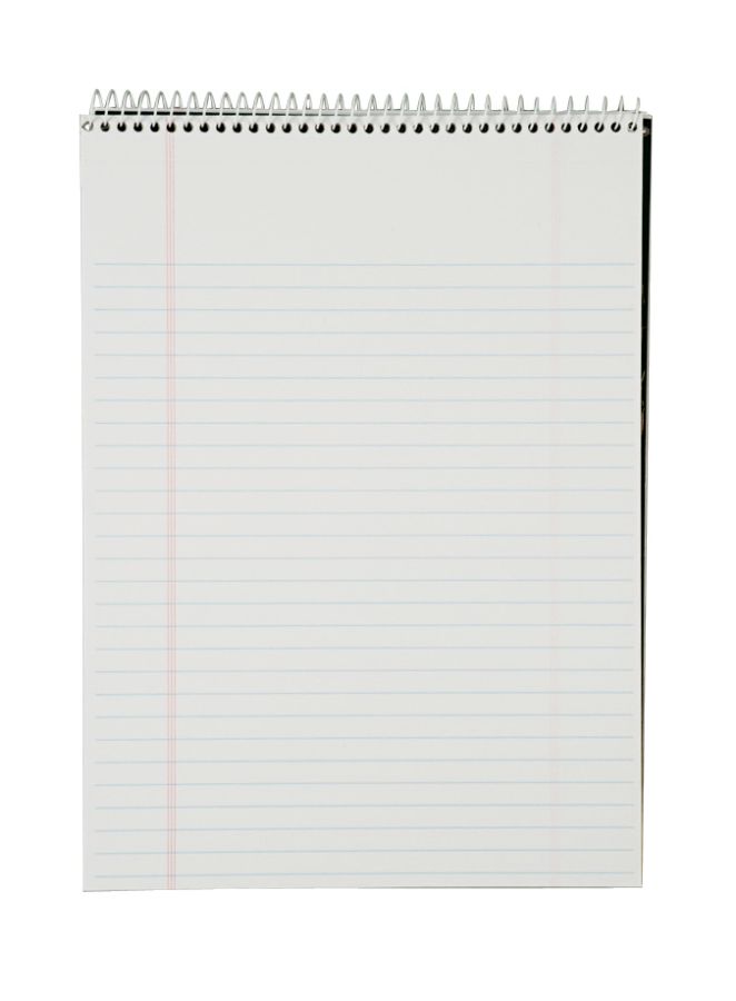 TOPS Docket Wirebound Writing Pad 8 12 x 11 34 Legal Ruled 70 Sheets ...