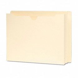 Smead Recycled Manila End Tab Fastener Folders, 0.75" Expansion, 2